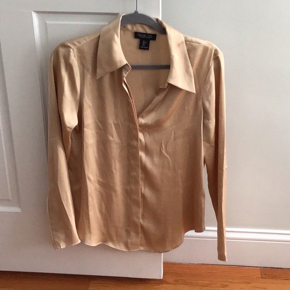 Jones New York Women's Tan Blouse